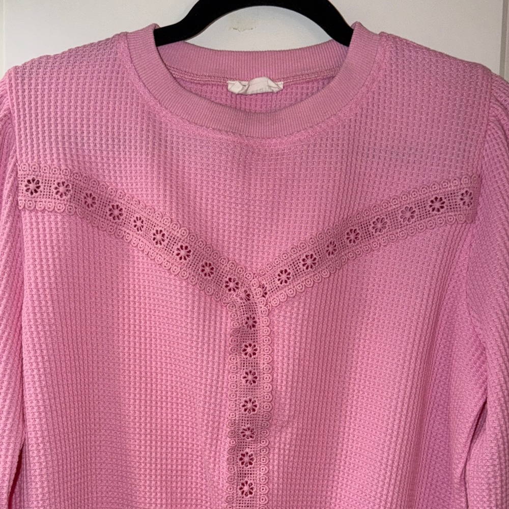 NWOT RareRaw Pink Knit Sweater and Skort Set - Picture 3 of 9